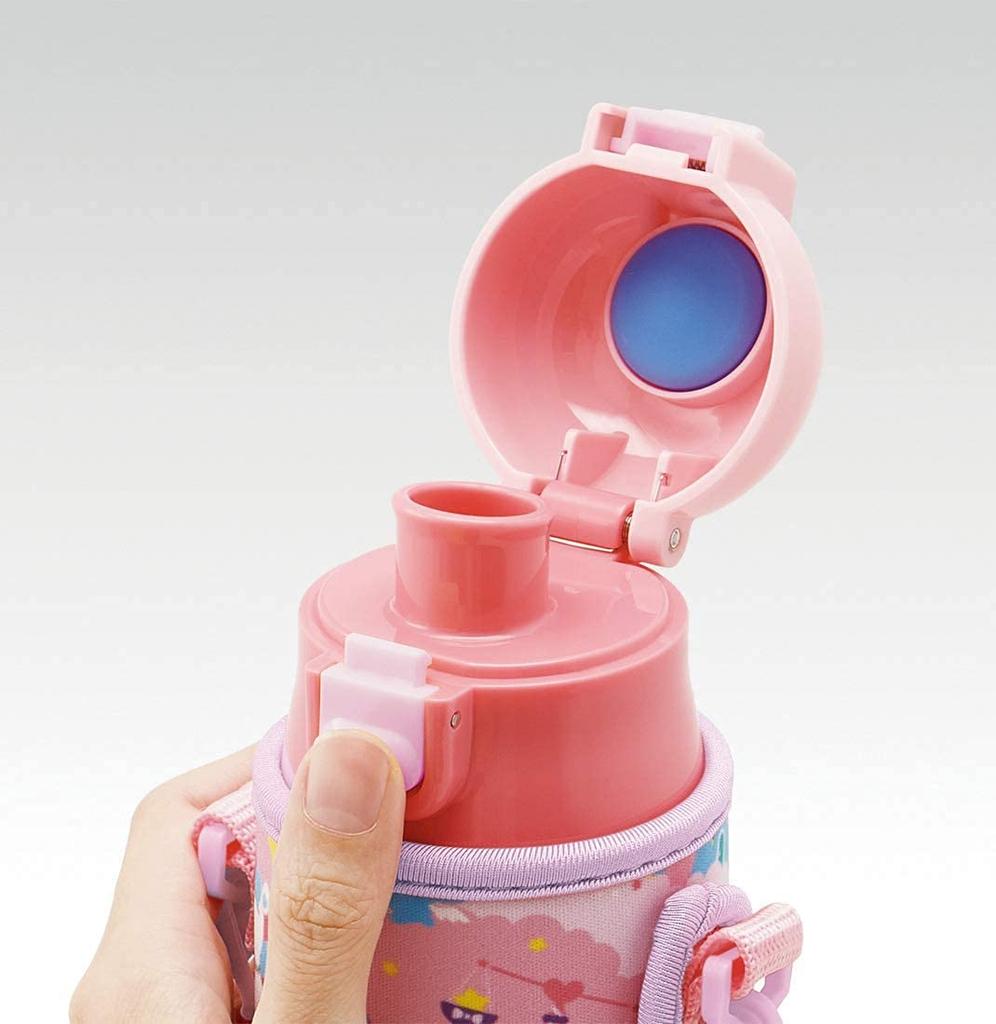 Бутылка для воды из нержавеющей стали Skater Direct Drinking 470 мл с крышкой Unicorn Girl KSDC4