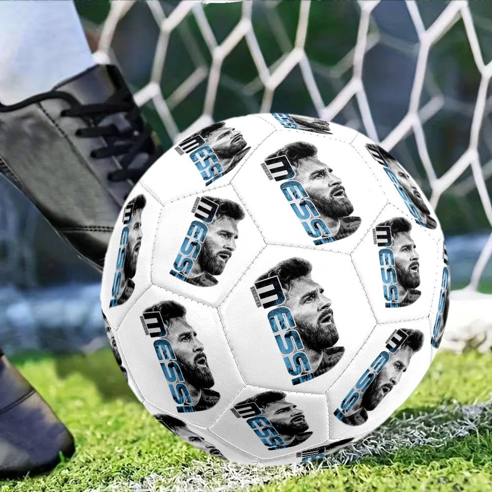 Messi Size 5 Soccer Football Machine Sewn Indoor/Outdoor Universal Football for Football Accessories