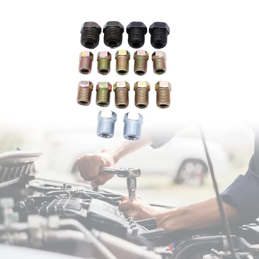 Автозапчасти Автомобиль Мотоциклы Велосипед 45 Расклешенный SAE Перевернутые Трубные Гайки Фитинг Адаптер для Трубки 3/16 дюйма Тормозная Магистраль