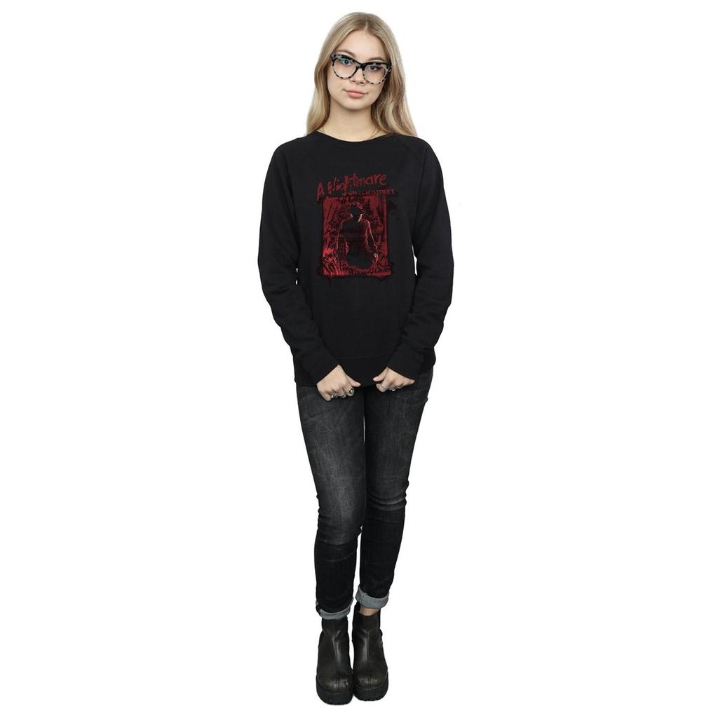 A Nightmare On Elm Street Womens/Ladies Freddy Silhouette Sweatshirt