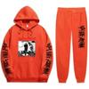 2021 Jujutsu Kaisen Anime Hoodie and Pants Sets Men Women Winter Fashion 2 Piece Set Tracksuit and Sweatpants Jujutsu Kaisen Sui X0909