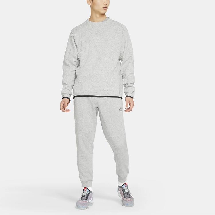 Nike Толстовки Мужские Серый Круглый вырез Умеренный Обычный DA0399-010