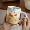 Красивая Чашка Дизайн Чувство Кружка Большая Кофейная Чашка Офисная Чашка для Воды Милая Керамическая Чашка Экспорт