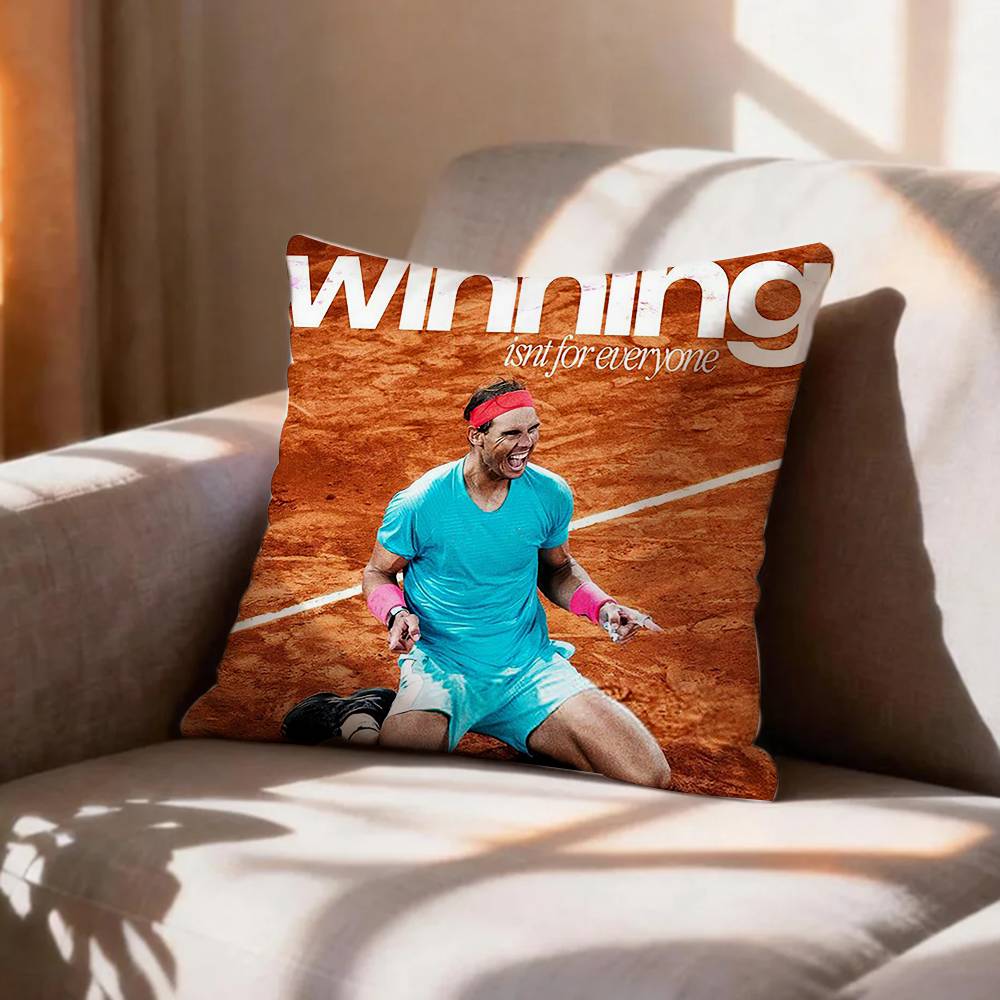 COOL Tennis RRafael Nadal Pillow Case Pattern Printed Pillowcase For Living Room Sofa Cushion Cover