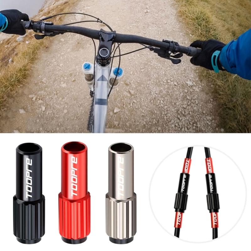 5Pcs Bike Brake Cable Shifter Connector Cable Tip End Crimp, Bike Derailleur Shifter Housing Line Regulator Brake Gear