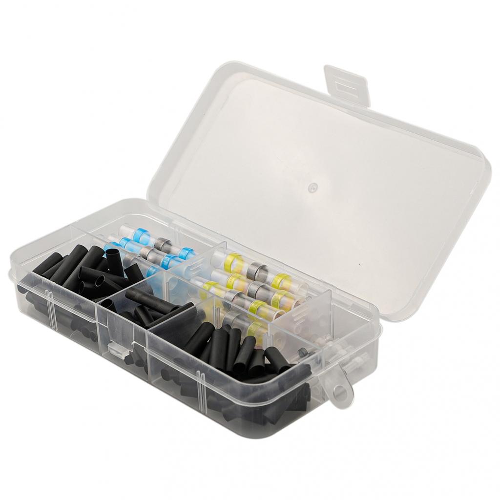 Insulate and Seal Wires Efficiently with 100pcs Heat Shrink Butt Connectors