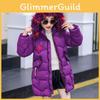 Cozy And Stylish Girls Cotton Jacket With Detachable Hood For Winter Fashion
