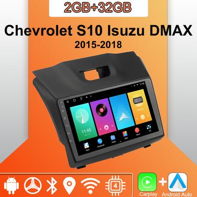 Android Carplay автомобильное радио для Chevrolet S10 Isuzu DMAX 2015-2018 мультимедийный проигрыватель головное устройство стерео GPS навигация BT WIFI 2+32 ГБ