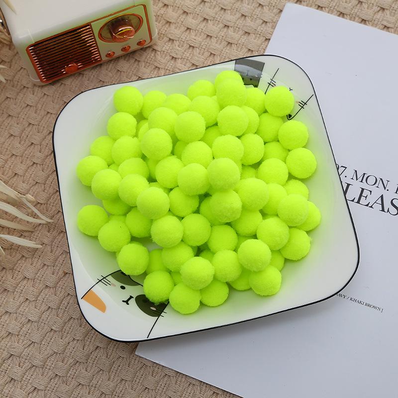 Colorful High Elastic Pom-Pom Embellishments - Free Same Day Shipping, In Stock, DIY Accessories, Large Plush Balls