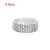 1-10 Rows Fashion Woman Jewelry Elastic Bangle Crystal Rhinestone Wristband Stretch Bracelet