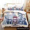 3D Print Anime Frieren Comfortable Duvet Quilt Cover Pillowcase Bedding Set Children Bedroom Decoration Home Textile