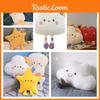 Soft And Fluffy Cloud And Star Plush Pillow Toy For Teenagers