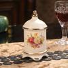 1 шт. Керамическая банка для зубочисток, Орнамент, Декор для рабочего стола в гостиной, Зубочистки, Стойка для хранения ватных палочек, Декор для стола в ресторане