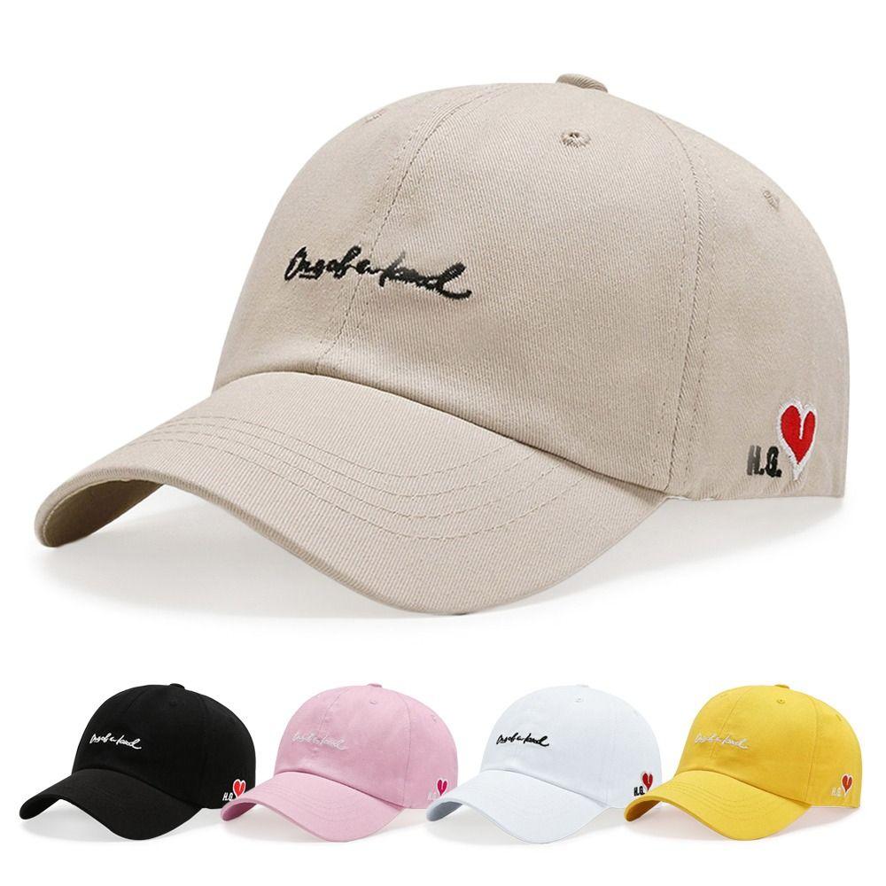 Cotton Baseball Hat Embroidery Sun Visors Hat Summer Snapback Cap  for Men Women