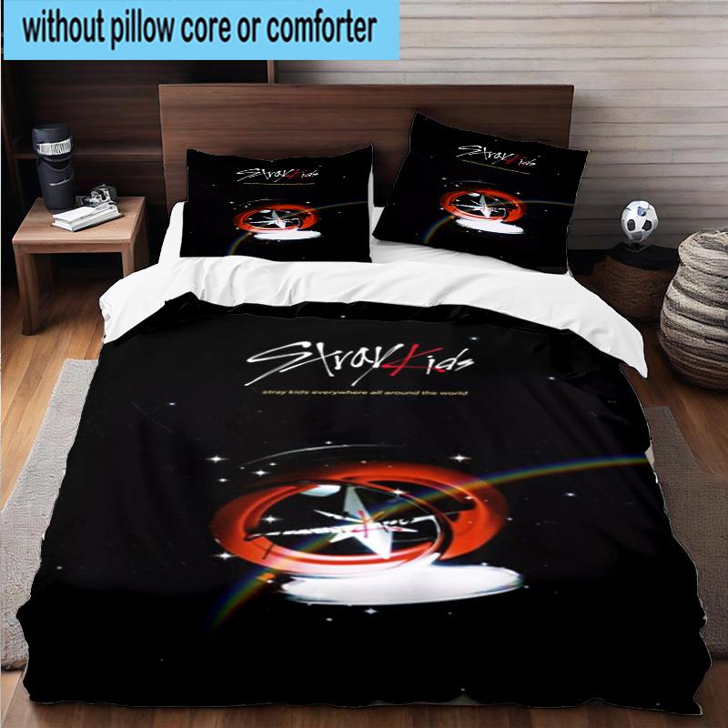 3PCS K-pop Group Performance 3pcs Bedding,Including 3PCS Duvet Cover And 2pcs Pillowcases Perfect for Christmas,Ideal for Bedroom, Dormitory