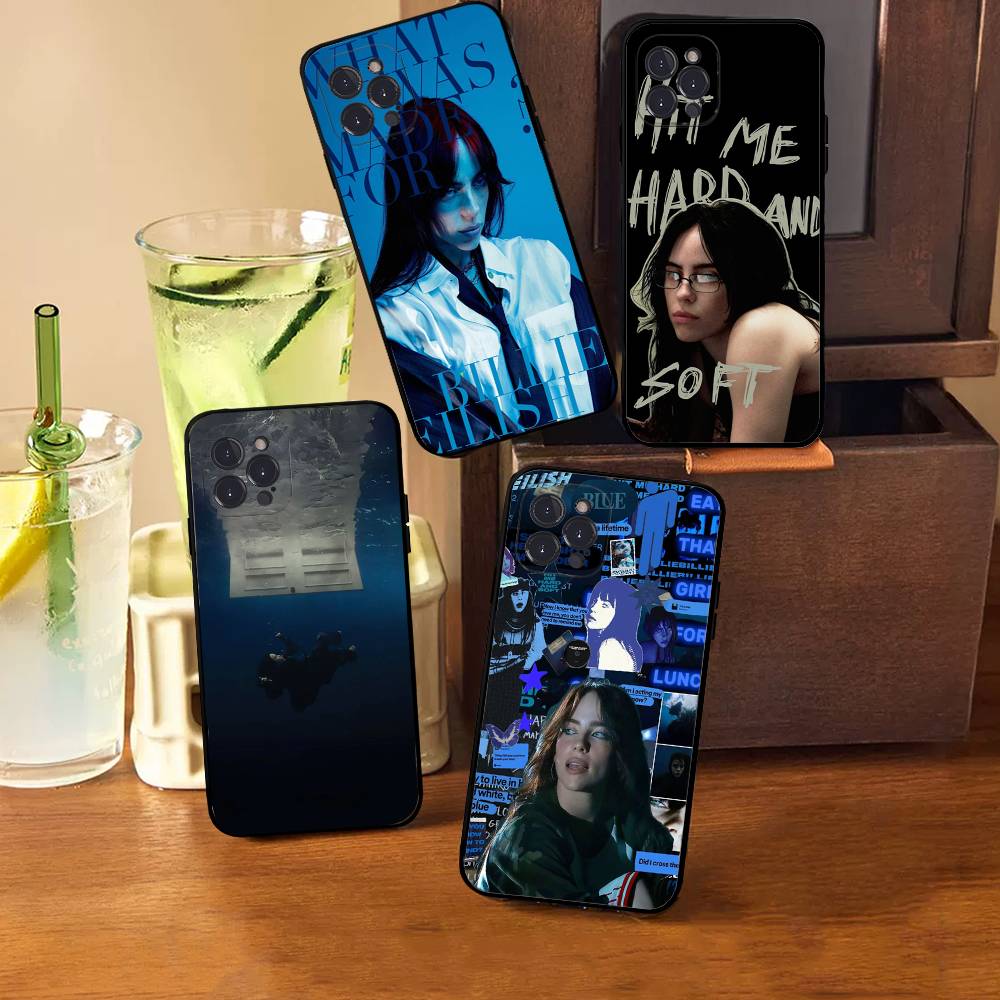 Ударь меня сильно и нежно B-Billie Чехол для телефона для IPhone 17 16 15 14 13 12 11 Pro Max Plus Mini Силиконовый Черный Чехол