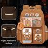 Capibala Schoolbag Unisex Большой вместительный рюкзак Capybara, прочный и легкий рюкзак для учеников начальной и средней школы