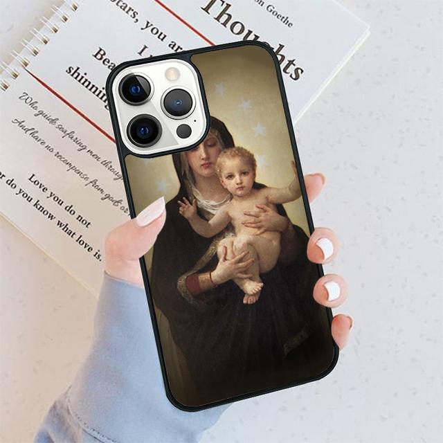 Virgin Mary of Hope Catholic Religious Phone Case For iPhone 17 Air 16 pro max 15 14 plus 12 13 Shell Cover coque