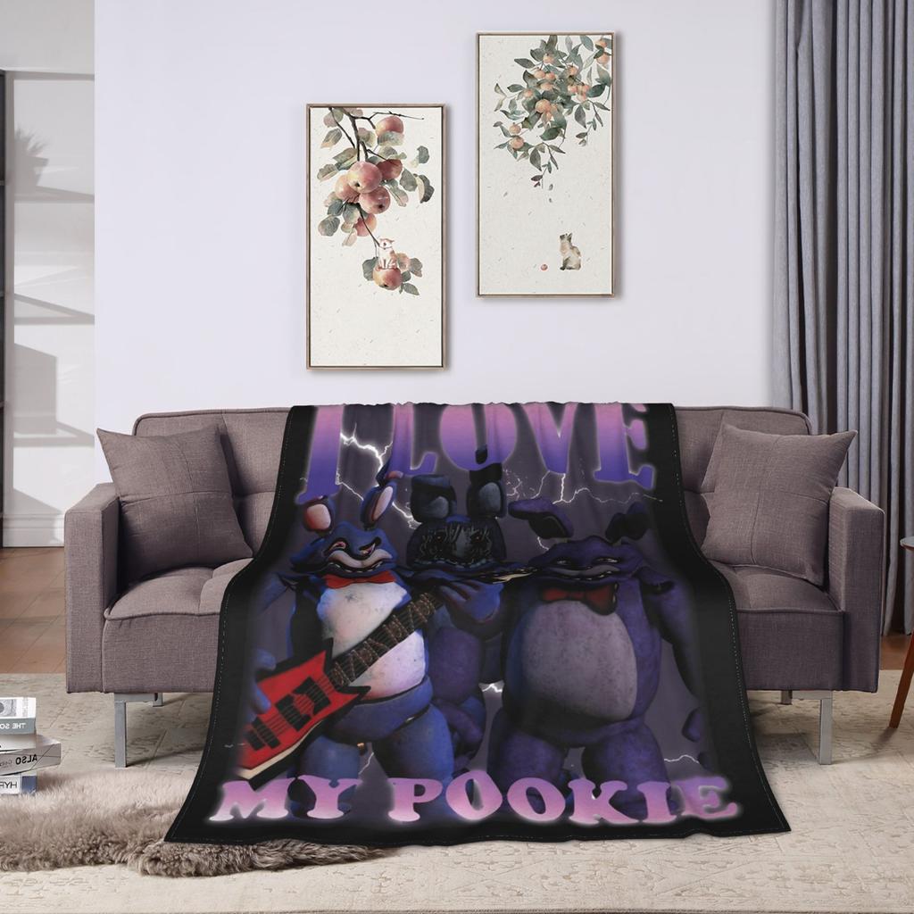 FNAF At Freddys Blanket Fleece Spring Autumn  Multi-function Ultra-Soft Throw Blanket for Sofa Travel Bedding Throws