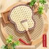 Traditional Summer Household Hand-Woven Large Palm Fan for Children, Babies, and Infants, Durable Banana Leaf Small Fan