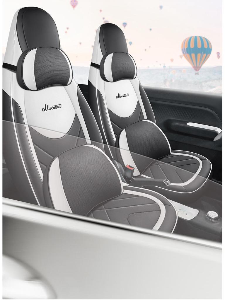 Wuling Hongguang Mini Macaron Full Leather Cartoon Seat Cover for MINIEV
