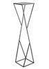 Kwietnik Nowoczesny Loft Czarny 100 Cm