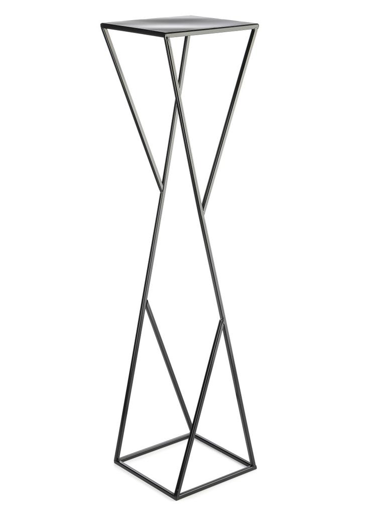 Kwietnik Nowoczesny Loft Czarny 100 Cm