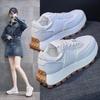 Женская повседневная спортивная обувь на платформе с мягкой подошвой в стиле пэчворк повседневные кроссовки женские для бега на открытом воздухе вулканизированные туфли Zapatillas Mujer