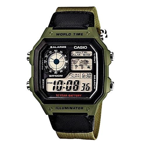 Casio Наручные часы цифровые зарубежная модель (Casio) мужской AE-1200WHB-3B [предмет]