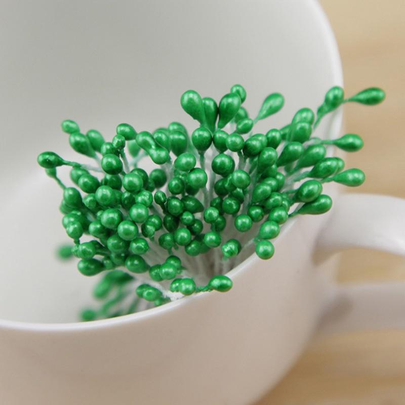 Mini Stamen Handmade Artificial Flowers Wedding Home Decoration DIY Christmas Scrapbook Accessories