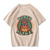 90s Cartoon Bobr Kurwa Grunge T-shirt Funny Kurwa Bober Mange T-shirt Harajuku Y2k Tees Tops Men Fashion EU Size T Shirt Clothes