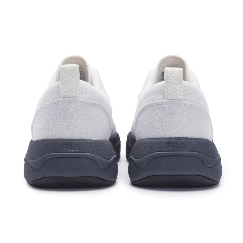 Fila Burger Fashion Универсальные Модные Повседневные Удобные Низкие Кеды из Канваса Женские кроссовки Белый Серый F12W532301FMV