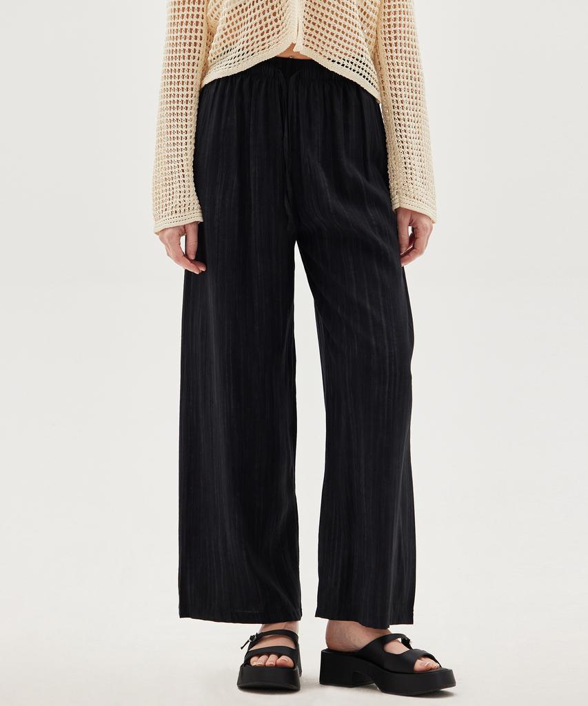 TOPGIRL Stripe Relaxed Banding Pants_T513Bt703