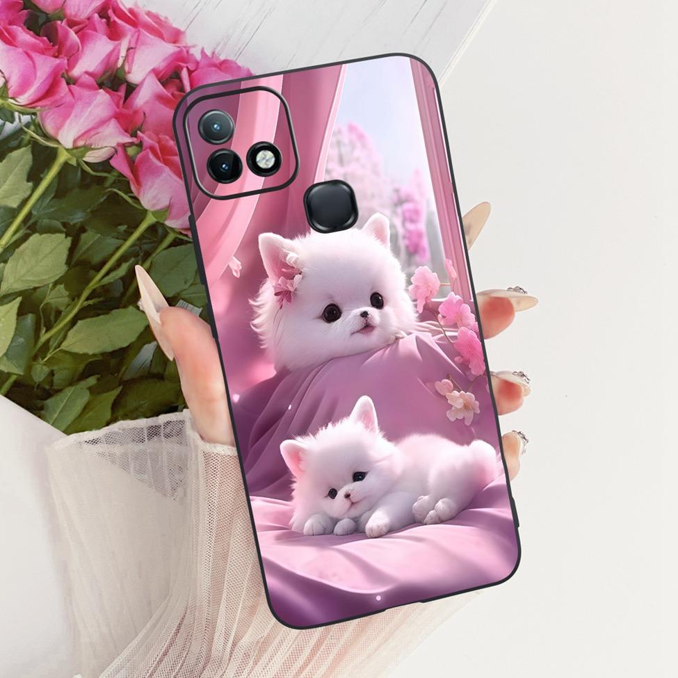For Infinix Hot 10i Case Luxury Butterfly Fashion Girls Boys Cute Painted Casing For Inifnix Hot 10i X659 X659B X658E Cover