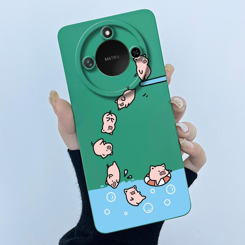 Чехол для смартфона For Honor X9C X9cSmart Funda Мягкий силикон Сладкая мода Расписной мультфильм Мальчики Девочки Милая печатная задняя крышка