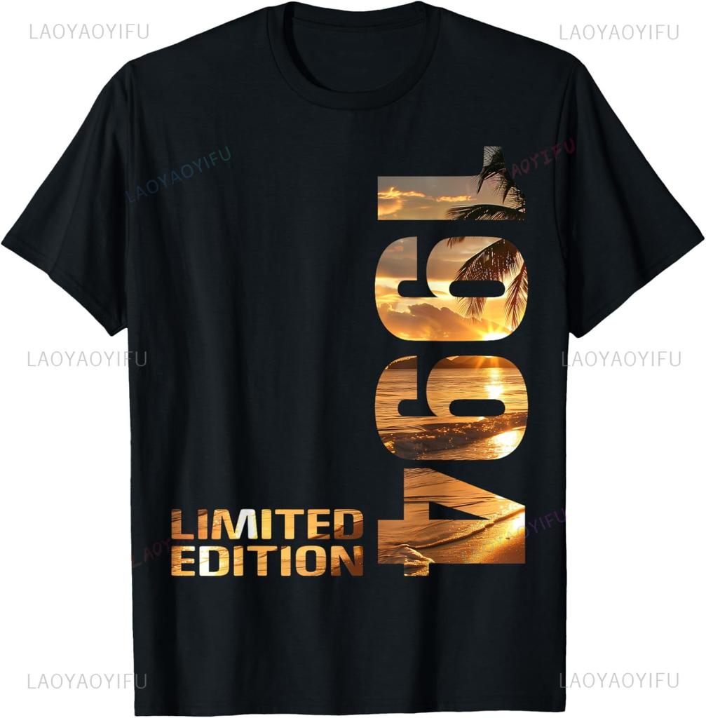 32th Birthday 1994 Limited Edition Man T-Shirt Cotton Unisex Summer Streetwear Tops Short Sleeve Tee Camiseta Hombre