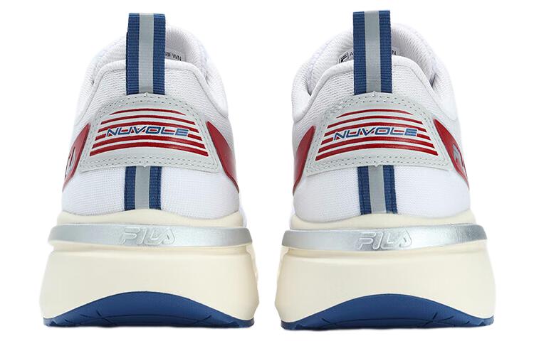 Men's Sneakers FILA NUVOLE Abrasion Resistant Low top Running Shoes Men's White Gray