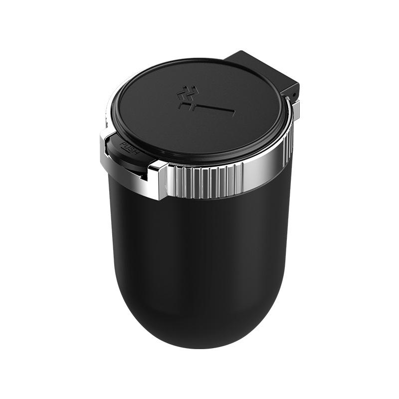 LED Car Ashtray with Flame Retardant Liner and Smoke Extinguishing Lid