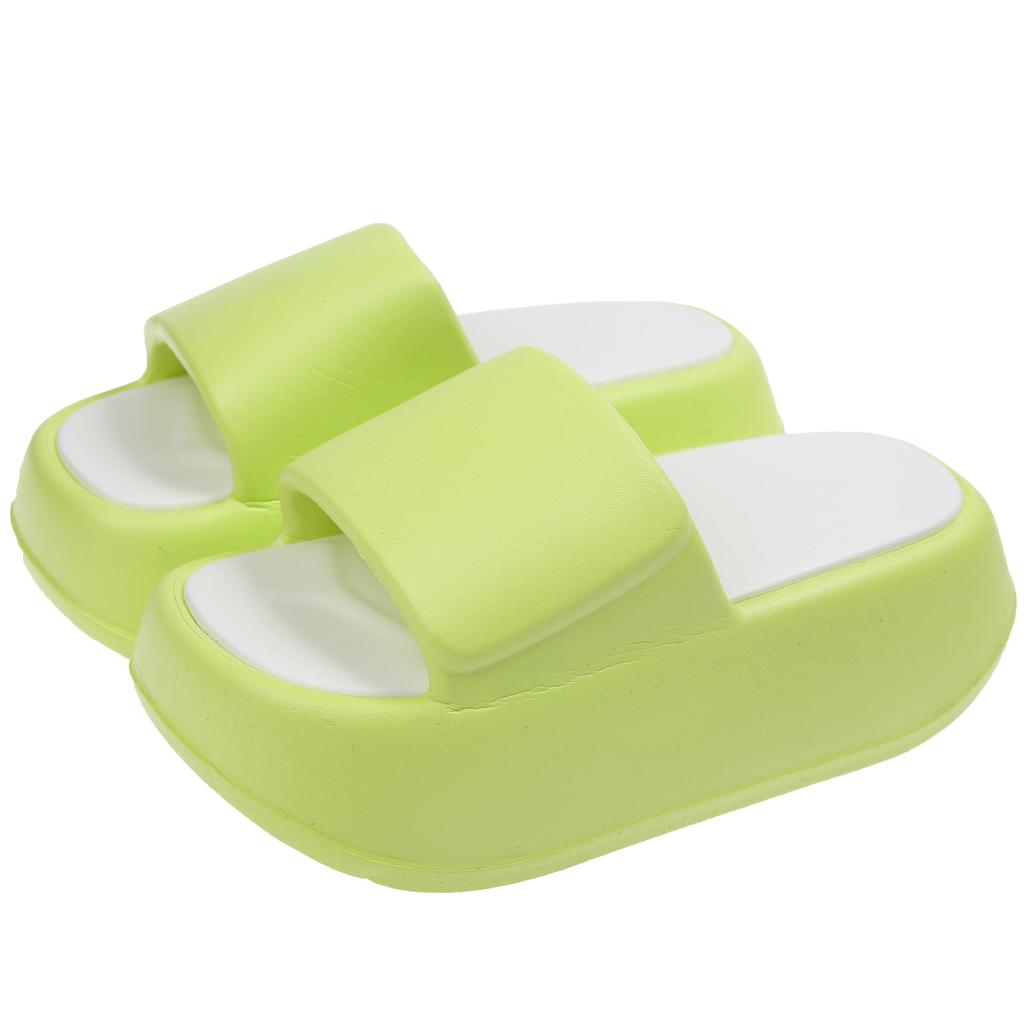 Высокие тапочки на плоской подошве женские мягкие толстые туфли из ЭВА женские мюли на каблуке 7 см женские уличные тапочки на платформе