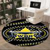 North Queensland Rugby Round Rug for Livingroom,Bedroom, Palyroom, Chair Rug, Area rug, Circle Carpet, Fan Christmas gift