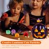 Halloween Night Light Pumpkin Head Pendant Resin Craft Ornament Desktop Car Decoration