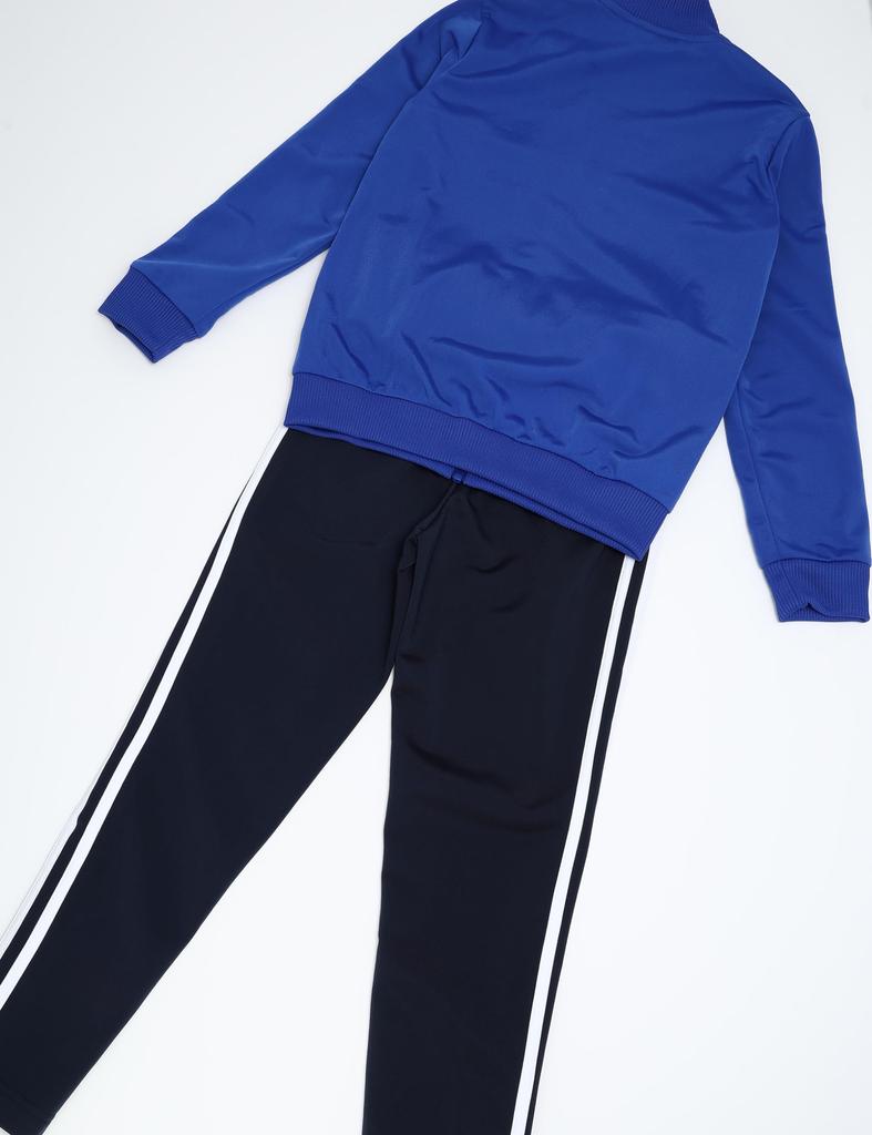 Детский трикотажный костюм Adidas Essentials Tiberio Legend J160 с тремя полосками (ECL62) - Верх Полубесшумный Синий/Белый/Чернила Легенды/Белый, Низ Чернила/Белый (IB4108)