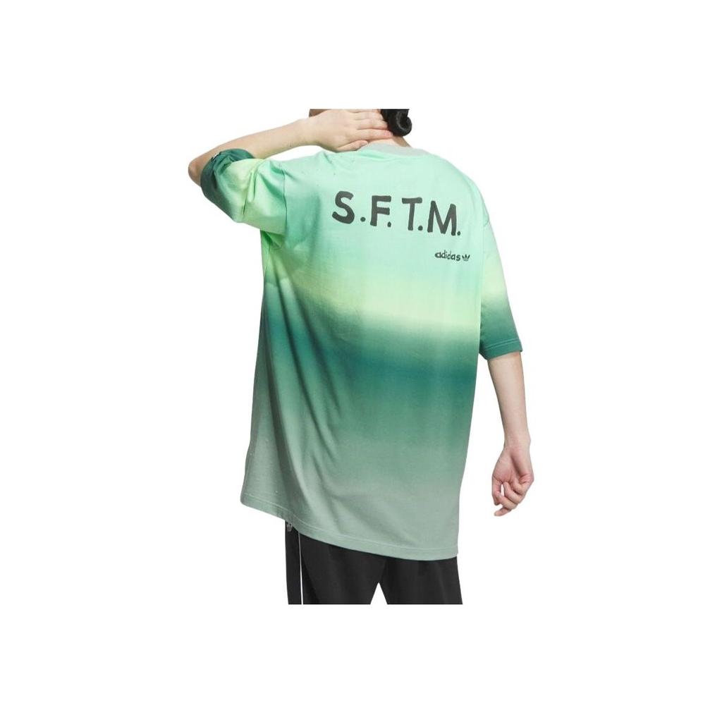 Adidas Футболка с короткими рукавами X Song For The Mute Топы унисекс туманно-зеленого цвета/технического леса IS7446