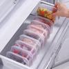 1Pcs Refrigerator Meat Frozen Storage Boxes Food Fresh-keeping Box Kitchen Superimposed Organizadore Storage Containers 350ml