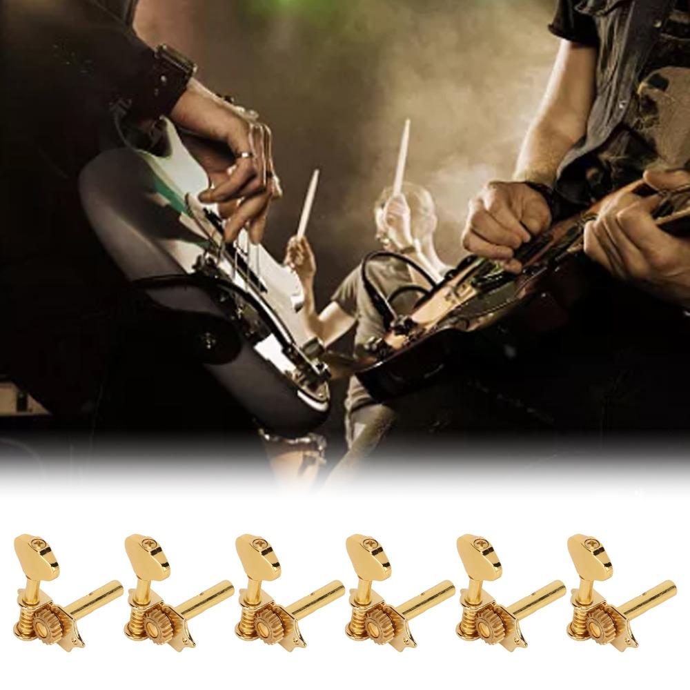 18:1 Gear Ratio Guitar Tuning Keys Metal Material Guitar Machine Heads Acoustic Guitar