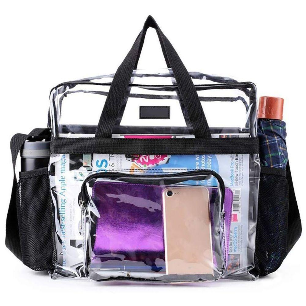 Stadium Approved Large Capacity Clear Bag Travel Mini Shoulder Bag Unisex Transparent Purse