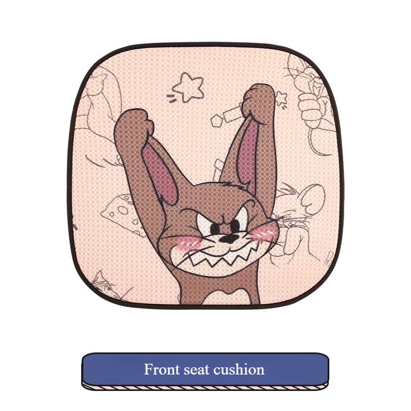 Cute Cartoon Cat And Mouse Four Seasons Universal Seat Cushion for Women's Personalized Couple Car Seat Cover Seat Accessories