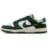 (ЖЕНСКИЕ) Dunk Low 'Gorge Green Mini Swoosh' Summit White/Gorge Green/Sail/Metallic Gold Женская обувь для образа жизни IB4417-100