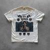 Summer Unisexs Retro The Witch Graphic  Tshirt Pure Cotton And Breathable Short Sleeve Streetwear Oversized Loose Casual