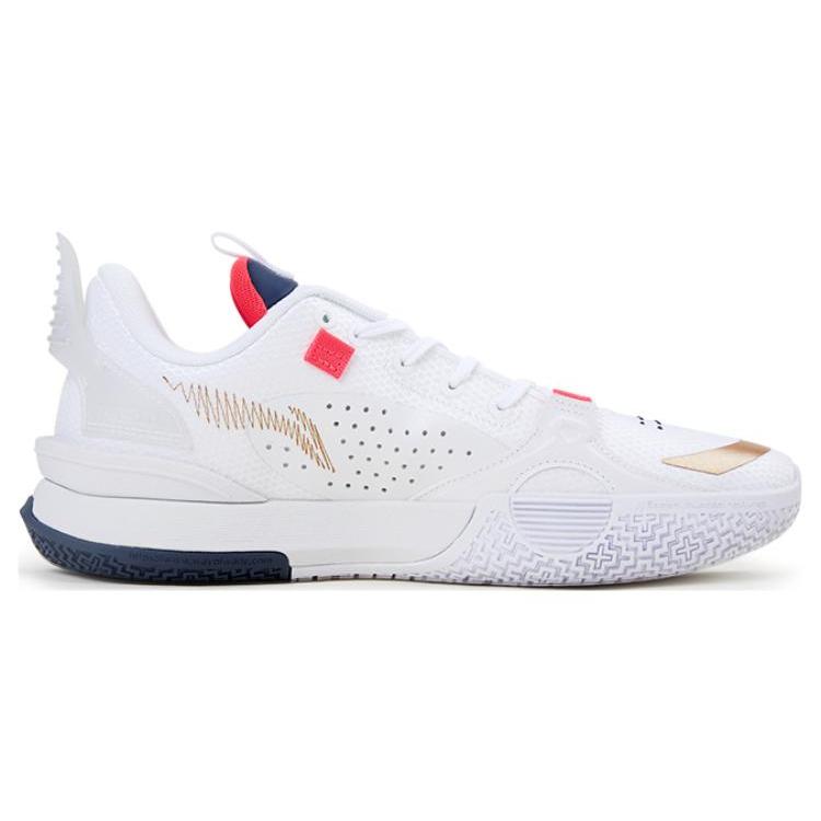Баскетбольные кроссовки Li Ning All City 10 Мужские Низкие Белый/Красный/Синий ABAS009-24